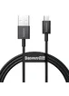 Дата кабель Baseus Superior Series Fast Charging MicroUSB Cable 2A (1m) (CAMYS) Черный