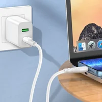 Дата кабель Hoco X97 Crystal color Type-C to Lightning 20W (1m) White