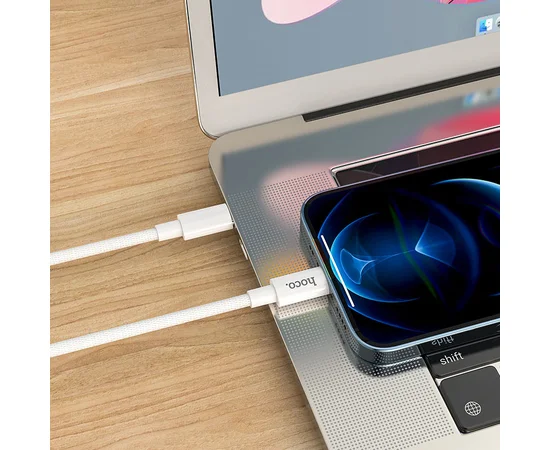 Дата кабель Hoco X56 "New original" Type-C to Lightning (1m) Белый
