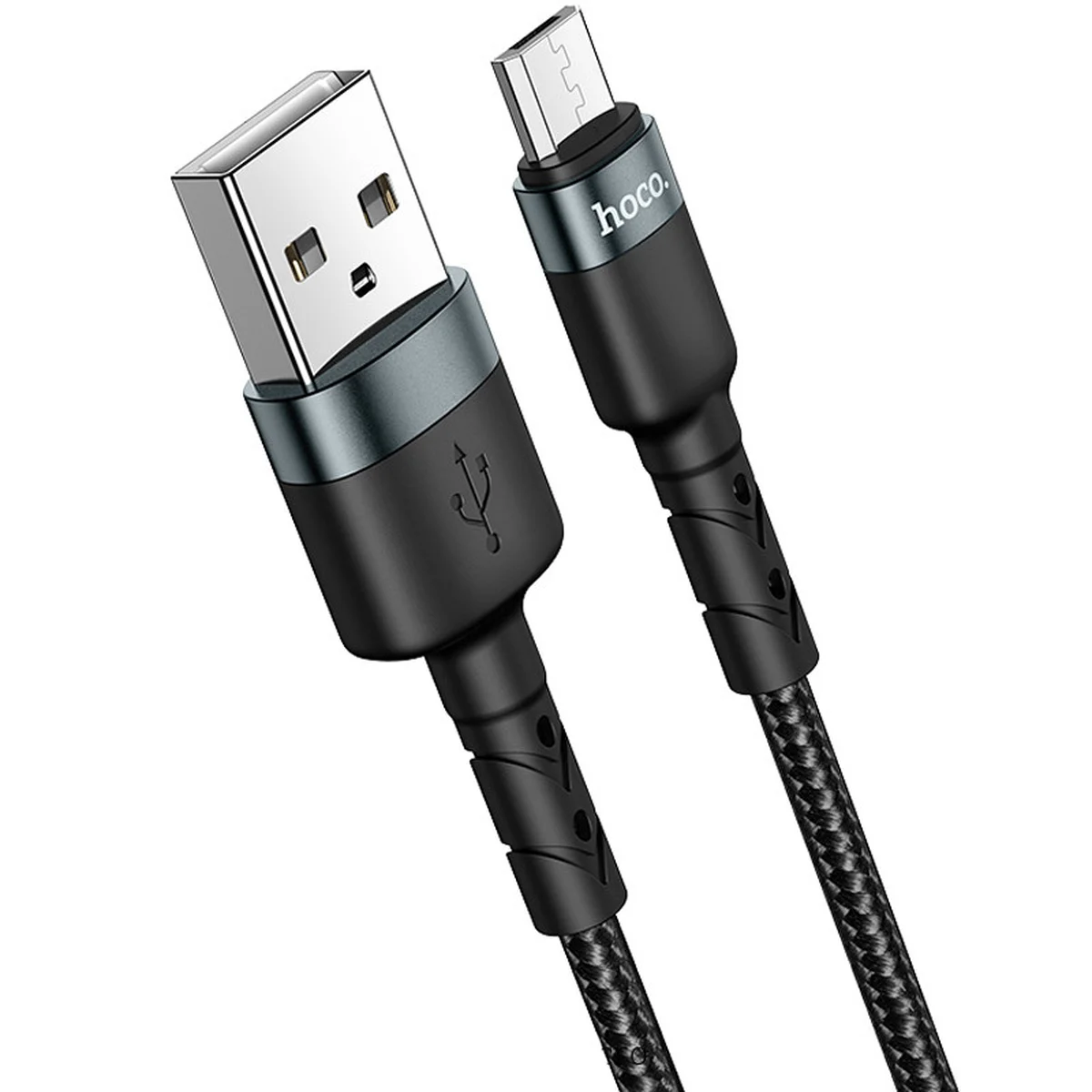 Дата кабель Hoco DU46 Charging USB to MicroUSB (1m) Черный