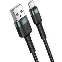 Дата кабель Hoco DU46 Charging USB to MicroUSB (1m) Черный