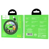 Дата кабель Hoco X48 "Soft" Lightning (1m) Черный