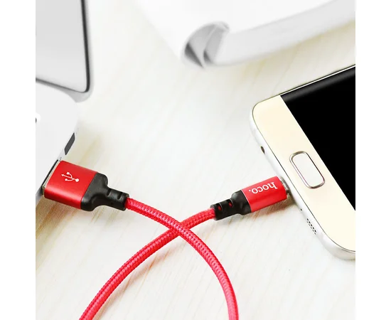 Дата кабель Hoco X14 Times Speed Micro USB Cable (1m) Красный