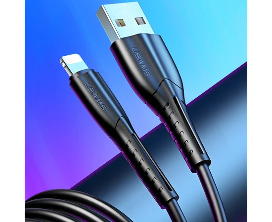 Дата кабель Usams US-SJ364 U35 USB to Lightning 2A (1m) Черный