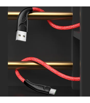 Дата кабель Usams US-SJ392 U41 Type-C Braided Data and Charging Cable 1m Красный