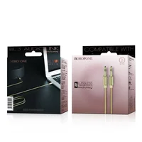 Аудио кабель Aux Borofone BL3 Audiolink Золотой