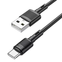 Дата кабель Hoco X83 Victory USB to Type-C (1m) Black