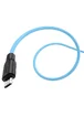 Дата кабель Hoco X21 Plus Fluorescent Silicone MicroUSB Cable (1m) Голубой