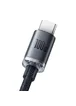 Дата кабель Baseus Crystal Shine Series USB to Type-C 100W (1.2m) (CAJY00040) Black