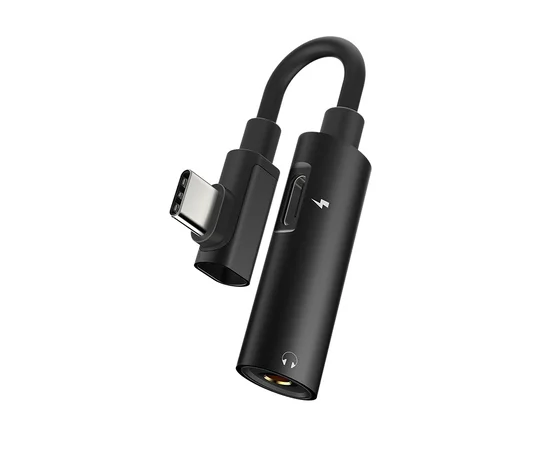 Переходник Hoco LS19 Type-C to 3,5 AUX Черный