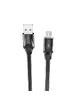 Дата кабель Borofone BU12 Synergy USB to MicroUSB (1.2m) Черный