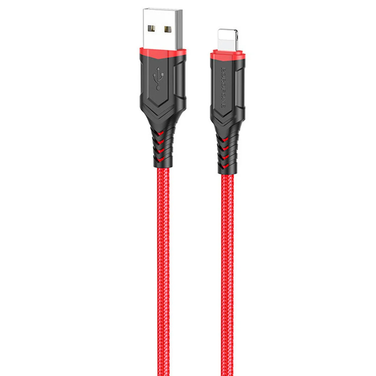 Дата кабель Borofone BX67 USB to Lightning (1m) Красный