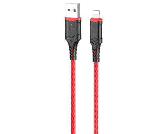Дата кабель Borofone BX67 USB to Lightning (1m) Красный