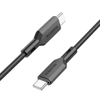 Дата кабель Borofone BX70 Type-C to Type-C 60W (1m) Чорний