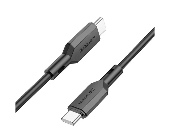 Дата кабель Borofone BX70 Type-C to Type-C 60W (1m) Черный