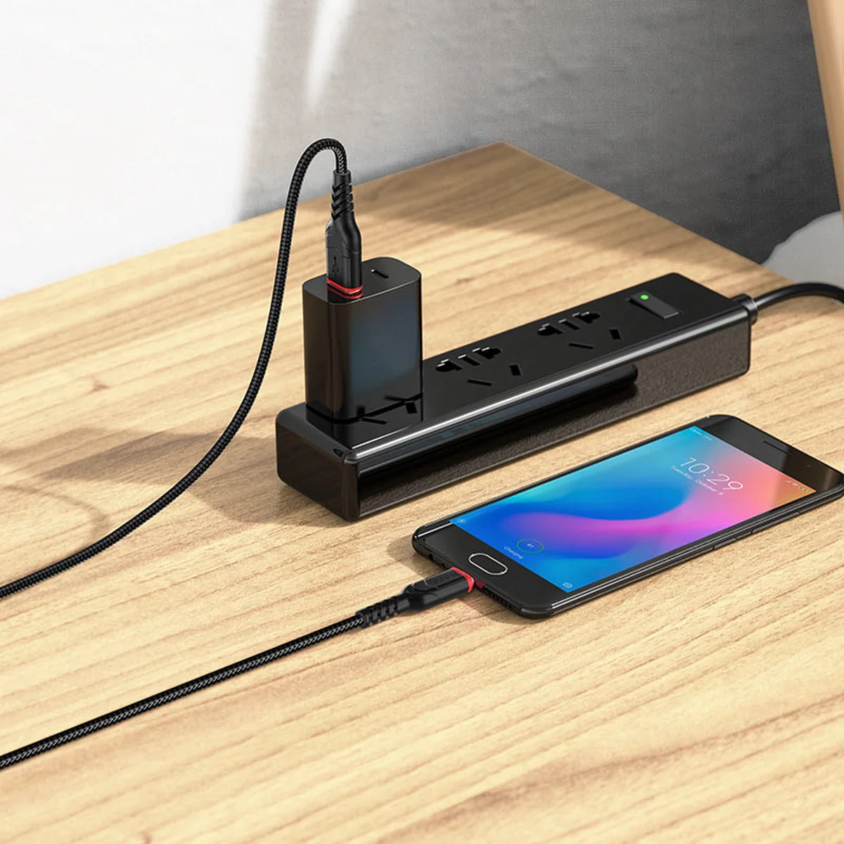 Дата кабель Hoco X59 Victory USB to MicroUSB (1m) Черный