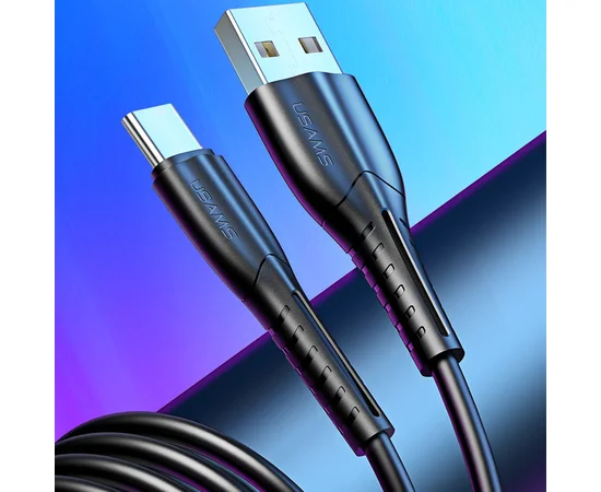 Дата кабель Usams US-SJ366 U35 USB to Type-C (1m) Black
