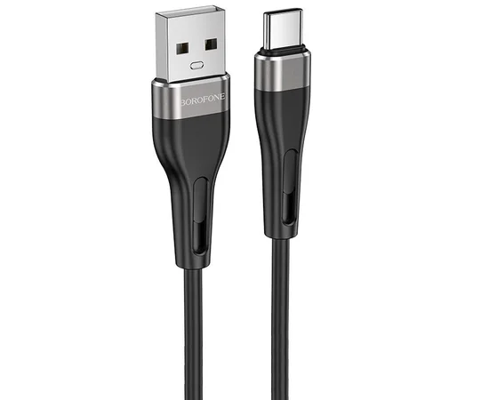 Дата кабель Borofone BX46 Rush USB to Type-C (1m) Черный