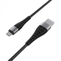 Дата кабель Borofone BX32 Munificent USB to MicroUSB (1m) Black