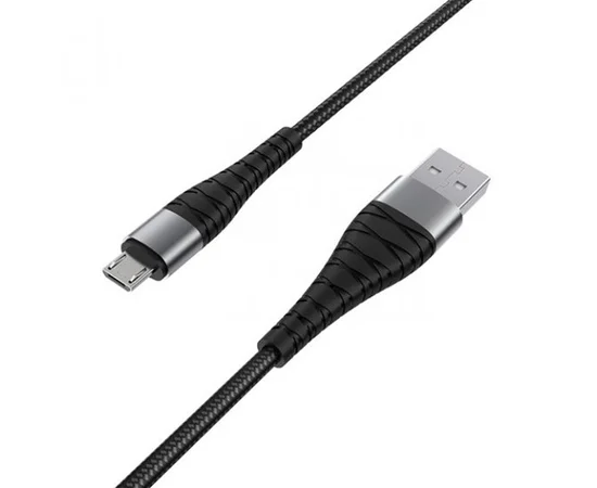 Дата кабель Borofone BX32 Munificent USB to MicroUSB (1m) Black