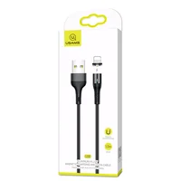 Дата кабель USAMS US-SJ333 U29 Magnetic USB to Lightning (1m) Черный