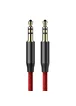 Аудио кабель Aux Baseus Yiven M30 (1m) Черный / Красный