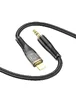 Аудио кабель Aux Hoco UPA25 (AUX 3.5 to Lightning) (1m) Black