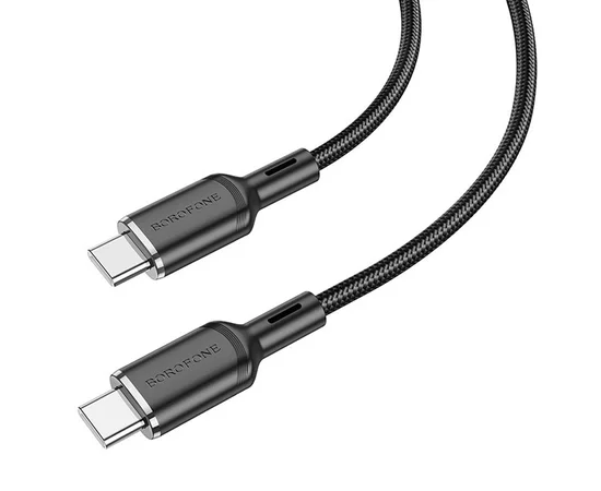Дата кабель Borofone BX90 Cyber Type-C to Type-C (1m) Black
