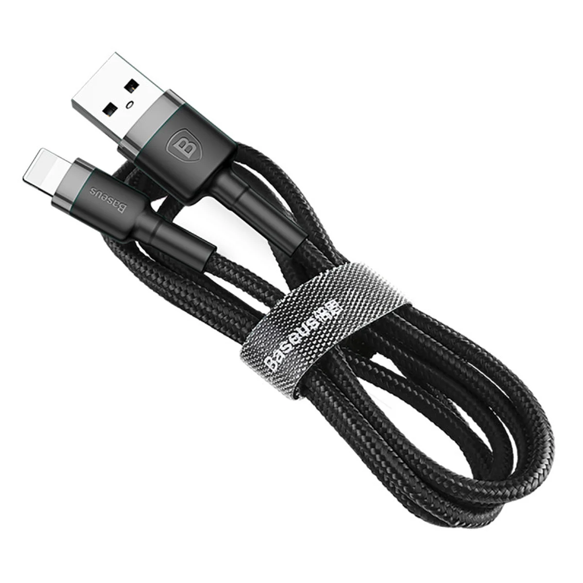 Дата кабель Baseus Cafule Lightning Cable 1.5A (2m) Серый / Черный