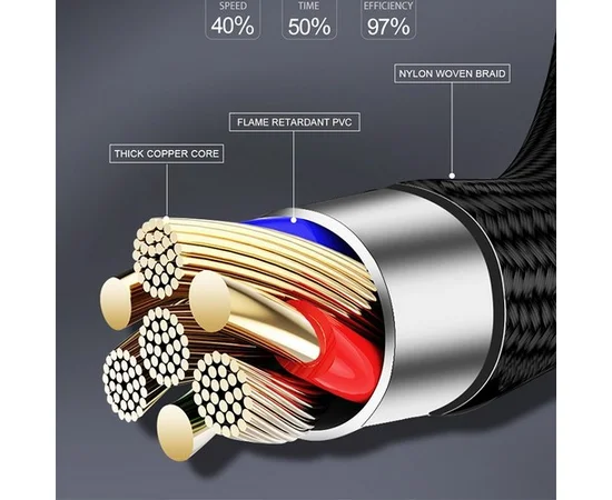 Дата кабель Hoco U31 "Benay" USB to Type-C (1m) Черный
