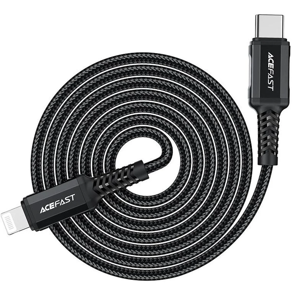 Дата кабель Acefast MFI C4-01 USB-C to Lightning aluminum alloy (1.8m) Black