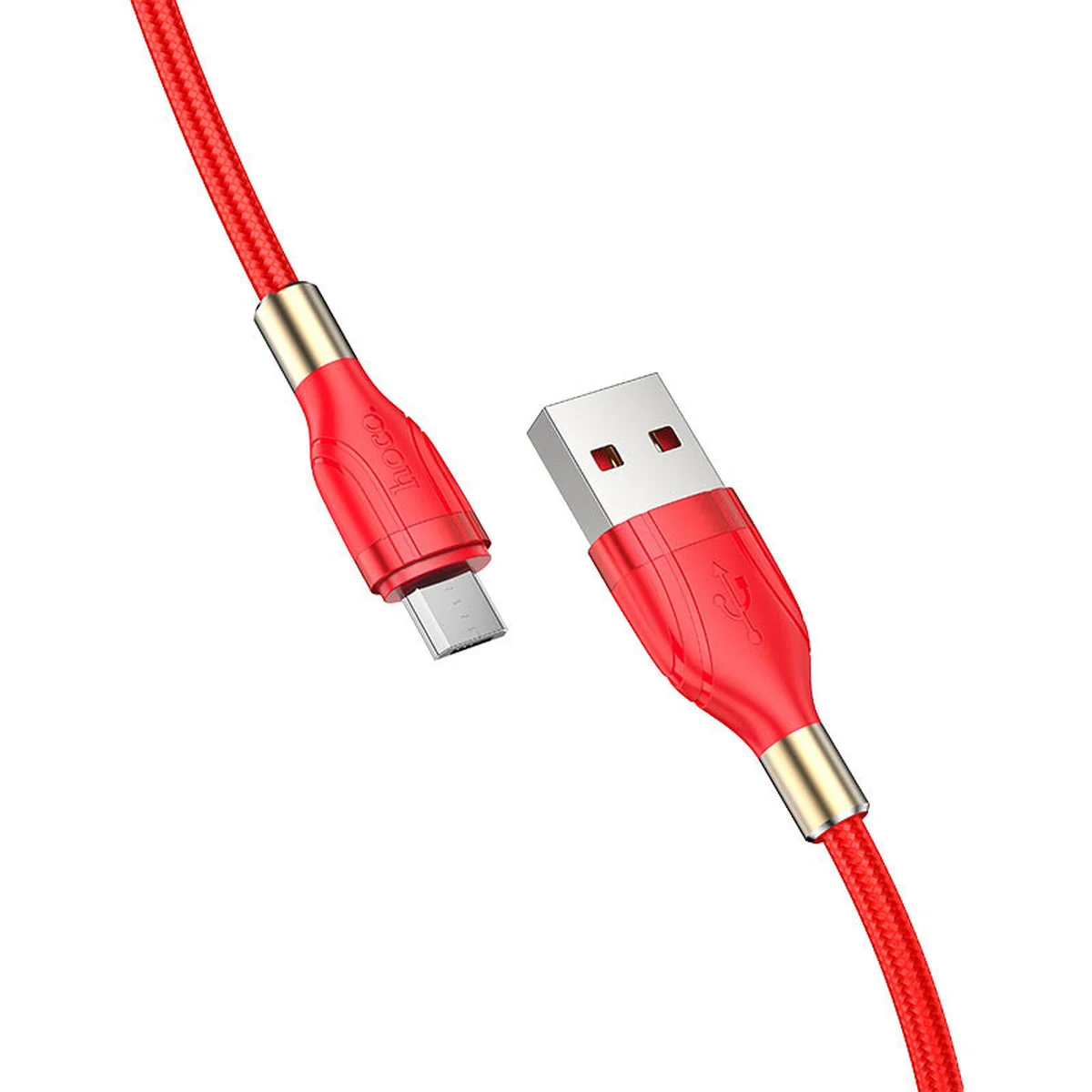 Дата кабель Hoco U92 "Gold collar" MicroUSB (1.2 m) Красный
