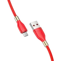 Дата кабель Hoco U92 "Gold collar" MicroUSB (1.2 m) Красный