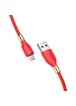 Дата кабель Hoco U92 "Gold collar" MicroUSB (1.2 m) Красный