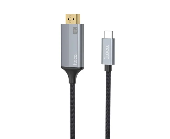 Переходник Hoco UA13 Type-C to HDMI (1.8М) Черный