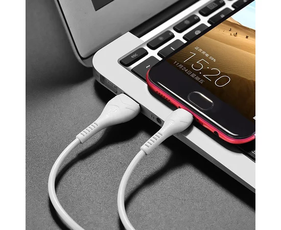 Дата кабель Hoco X37 "Cool power&rdquo; MicroUSB (1m) Белый