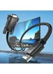 Дата кабель Hoco US12 HDTV male to VGA male HD (2m) Black