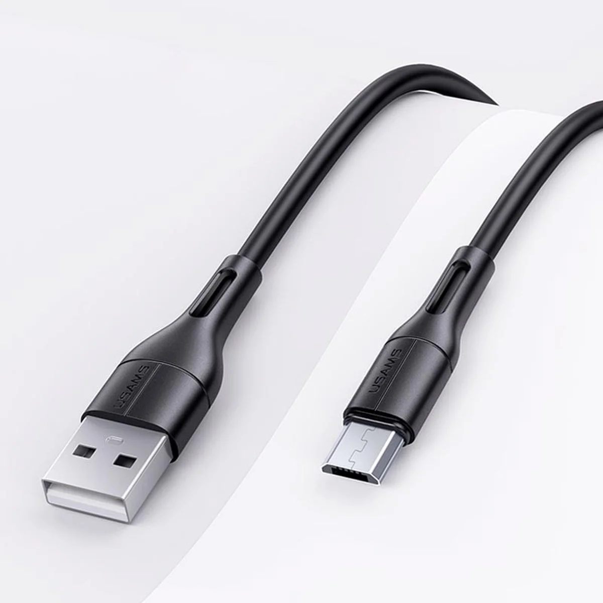 Дата кабель USAMS US-SJ502 U68 USB to MicroUSB (1m) Чорний