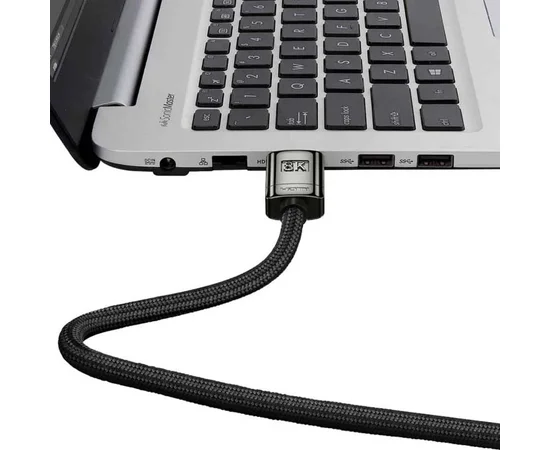 Дата кабель Baseus HDMI High Definition Series 8KHDMI To 8KHDMI (Zinc alloy) (1m) (WKGQ000001)) Black
