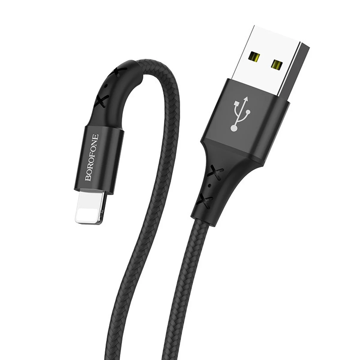 Дата кабель Borofone BX20 Enjoy USB to Lightning (1m) Черный