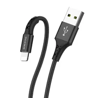 Дата кабель Borofone BX20 Enjoy USB to Lightning (1m) Черный