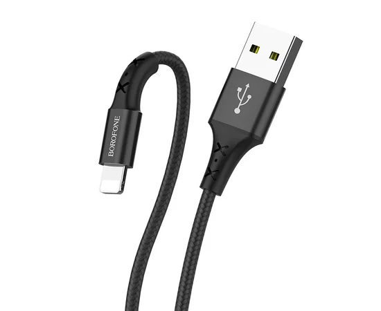 Дата кабель Borofone BX20 Enjoy USB to Lightning (1m) Черный