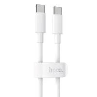 Дата кабель Hoco X51 "High-power" Type-C to Type-C 100W (1m) Белый