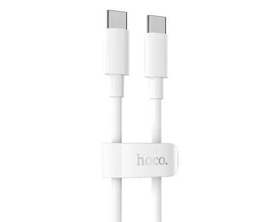 Дата кабель Hoco X51 "High-power" Type-C to Type-C 100W (1m) Белый