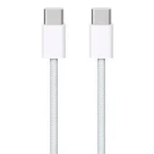 Дата кабель для Apple iPhone USB-C to USB-C FineWoven (AAA grade) (1m) (box) Белый