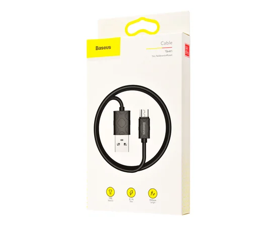 Дата кабель Baseus Yaven MicroUSB Cable (1m) Черный