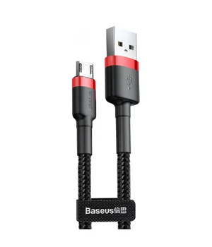 Дата кабель Baseus Cafule MicroUSB Cable 1.5A (2m) Красный / Черный