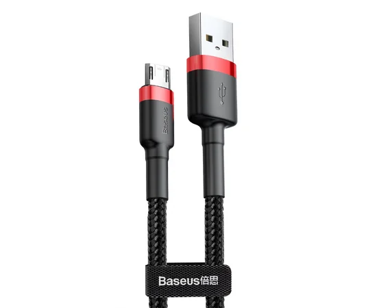 Дата кабель Baseus Cafule MicroUSB Cable 1.5A (2m) Красный / Черный