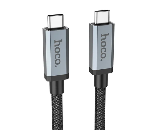 Дата кабель Hoco US06 Type-C to Type-C 100W USB3.2 20Gbps (2m) Black