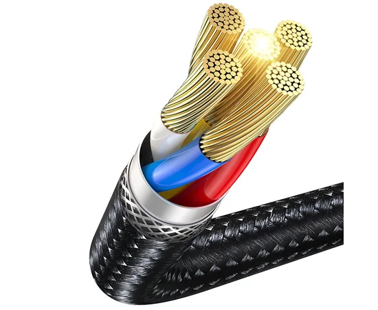 Дата кабель USAMS US-SJ521 U71 Type-C to Lightning PD 20W (1.2m) Black